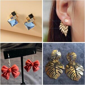 Drop Dangle Trendy Earring Bundle
